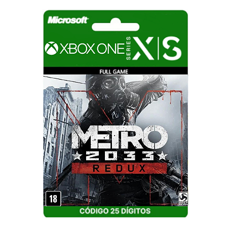 Metro 2033 Redux Xbox One/Series X|S 25 Dígitos