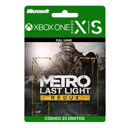 Metro Last Light Redux Xbox One/Series X|S 25 Dígitos