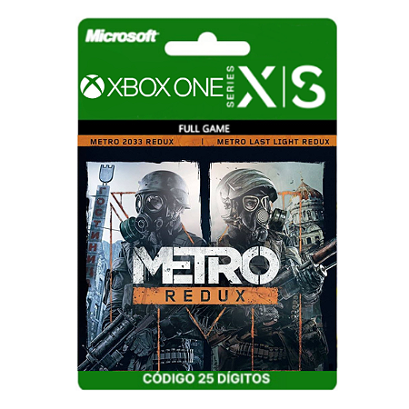 Metro Redux Bundle Xbox One/Series X|S 25 Dígitos
