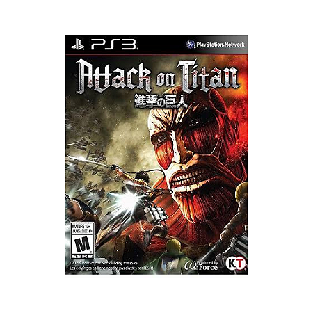 Attack On Titan Mídia Digital Ps3 Psn