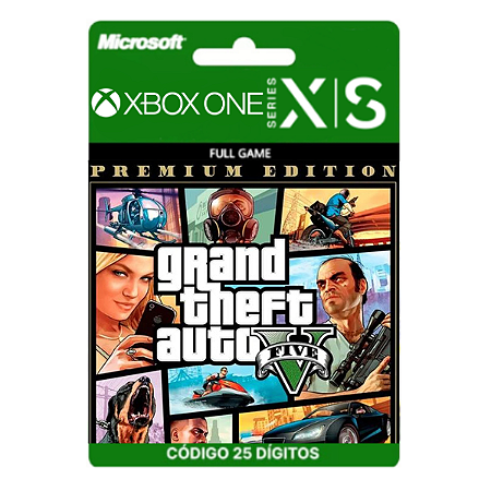 Grand Theft Auto V Premium Edition Gta 5 Xbox One/Series X|S 25 Dígitos