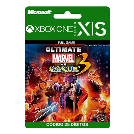 Ultimate Marvel Vs Capcom 3 Xbox One/Series X|S 25 Dígitos