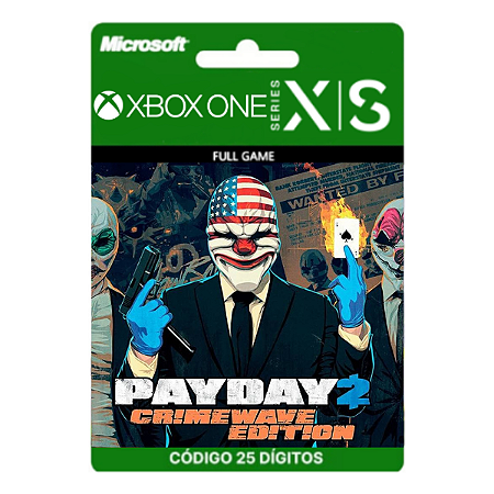 Payday 2 Crimewave Edition Xbox One/Series X|S 25 Dígitos
