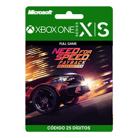 Need For Speed Payback Deluxe Edition Xbox One/Series X|S 25 Dígitos