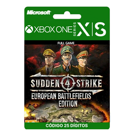 Sudden Strike 4 European Battlefields Edition Xbox One/Series X|S 25 Dígitos