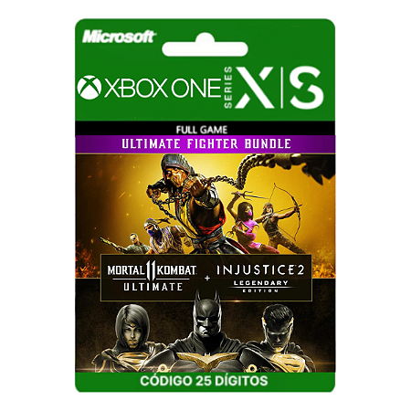 Mortal Kombat 11 Ultimate + Injustice 2 Leg. Edition Bundle Xbox One/Series X|S 25 Dígitos