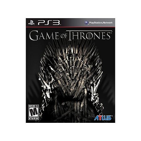 Game Of Thrones Mídia Digital Ps3 Psn