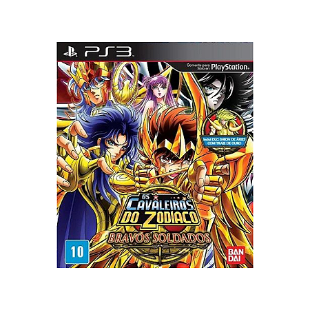 Cavaleiros Do Zodíaco Saint Seiya Bravos Soldados Mídia Digital Ps3 Psn