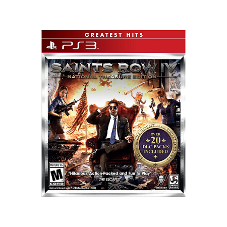 Saints Row IV National Treasure Edition Mídia Digital Ps3 Psn