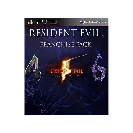 Resident Evil Franchise Pack (4,5,6) Mídia Digital Ps3 Psn