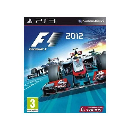 F1 Formula 1 2012 Mídia Digital Ps3 Psn