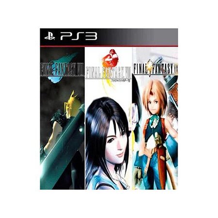 Final Fantasy 7 + 8 + 9 Mídia Digital Ps3 Psn