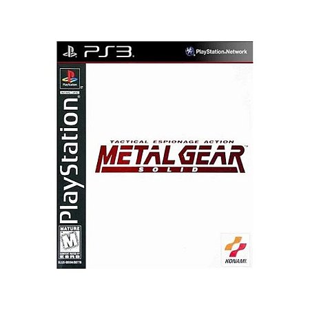 Metal Gear Solid 1 (PSOneClassic) Mídia Digital Ps3 Psn