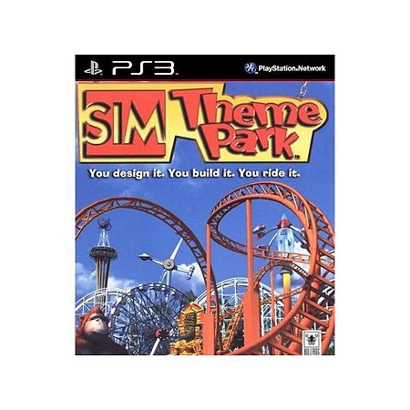 Sim Theme Park Mídia Digital Ps3 Psn