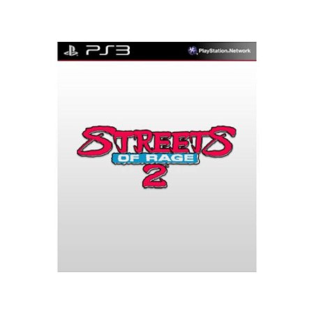 Streets Of Rage 2 Mídia Digital Ps3 Psn