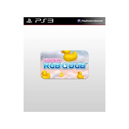Super Rub A Dub Mídia Digital Ps3 Psn