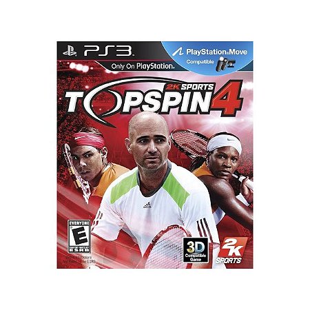 Top Spin 4 Mídia Digital Ps3 Psn