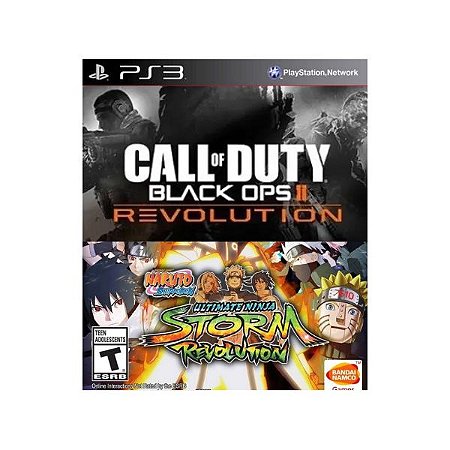 Call Of Duty 2 Revolution + Naruto Shippuden Ultimate Ninja Storm Revolution Mídia Digital Ps3 Psn