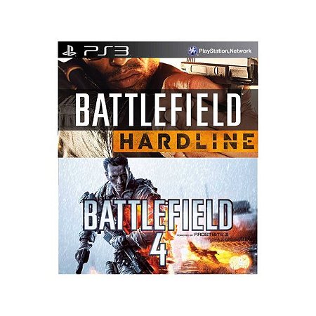 Battlefield Hardline + Battle Field 4 Mídia Digital Ps3 Psn