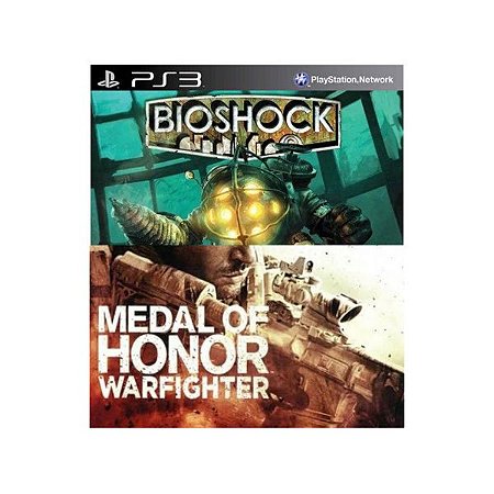 Bioshock + Medal Of Honor Warfight Mídia Digital Ps3 Psn