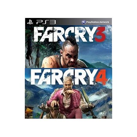 Farcry 3+4 Mídia Digital Ps3 Psn