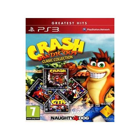 Crash Bandicoot Quadrilogia (1+2+3+CTR) Mídia Digital Ps3 Psn