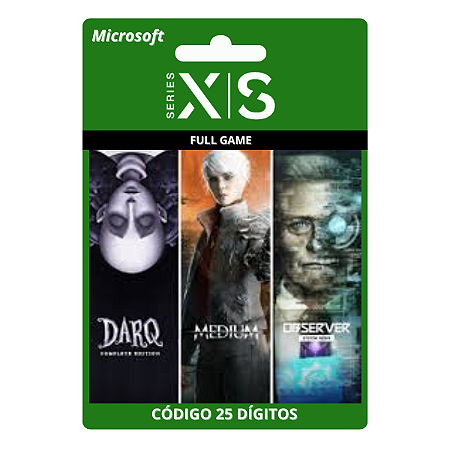 The Medium + Observer: System Redux + DARQ: Complete Edition — Bundle Xbox Series X|S 25 Dígitos