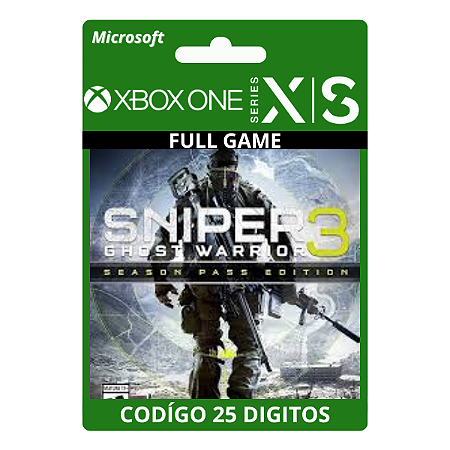 Sniper Ghost Warrior 3 Season Pass Edition Xbox One/Series X|S 25 Dígitos