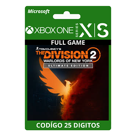 The Division 2 - Warlords of New York - Ultimate Edition Xbox One/Series X|S 25 Dígitos