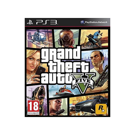 Grand Theft Auto V Gta 5 Mídia Digital Ps3 Psn