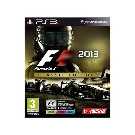F1 2013 Classic Formula 1 Mídia Digital Ps3 Psn