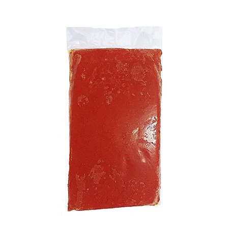 Rocoto Natural Congelado em Pasta Saco de 500g lacrado ao Vácuo