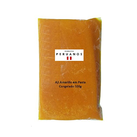 Aji Amarillo / Pimenta Amarela Peruana em Pasta Congelada 500g