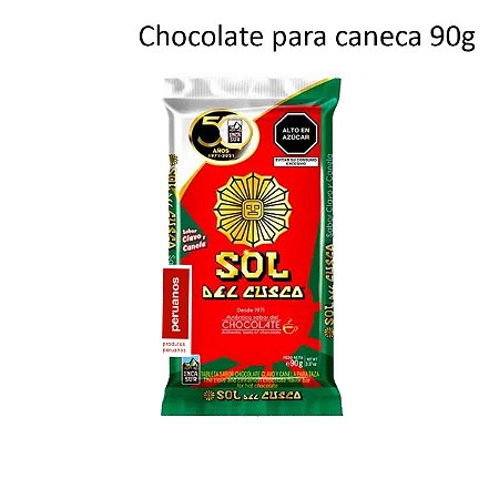 Chocolate de Taça Sol del Cusco Cravo e Canela