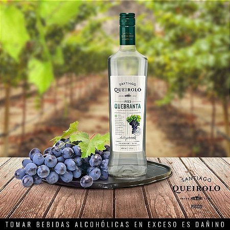 Pisco Santiago Queirolo Quebranta Acholado Italia 750ml - Quebranta