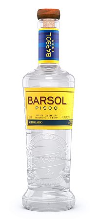 Pisco Barsol Acholado 750ml  Pisco Artesanal Produto Peruano