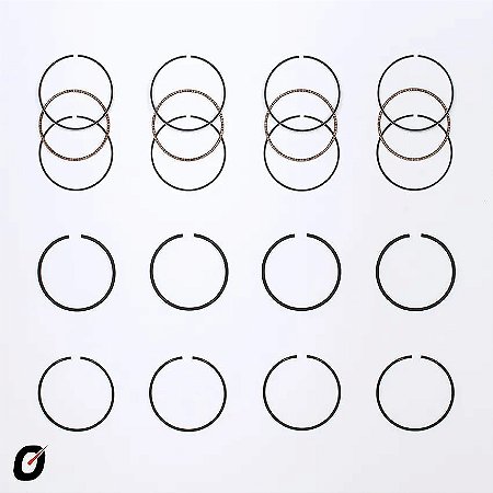 ANEL PISTAO FORD ENDURA, FIESTA, KA 8V - ASFO10/0,50