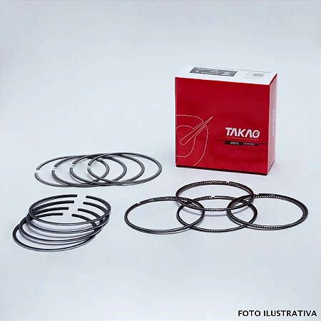 ANEL PISTÃO HONDA CR-V 2.0 16V 1999/2001 - TAKAO ASH19/0,50