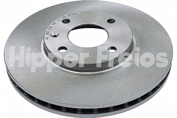 PAR DISCO DE FREIO DIANTEIRO ASTRA 1.8/2.0, VECTRA - HF25B