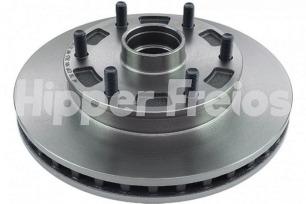PAR DISCO DE FREIO DIANTEIRO COM CUBO BLAZER 4X2, S10 - HF56