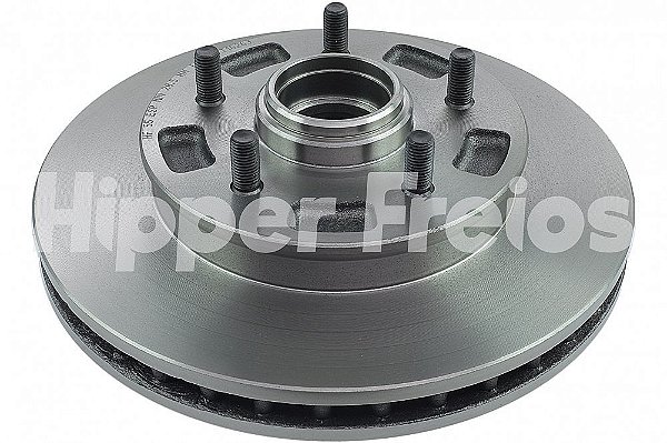 PAR DISCO DE FREIO DIANTEIRO COM CUBO BLAZER 4X4, S10 - HF55
