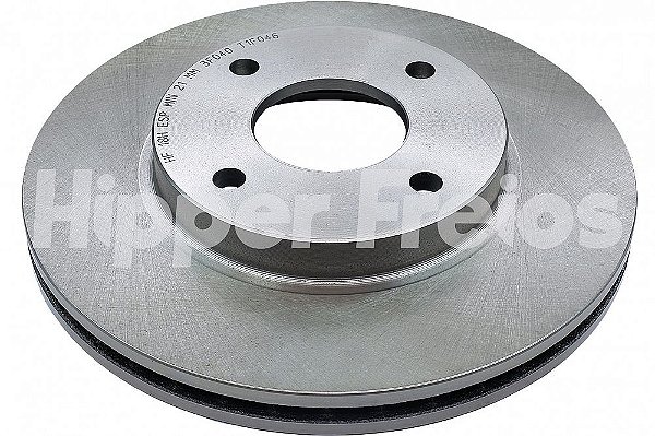 PAR DISCO DE FREIO DIANTEIRO FORD FIESTA 11/19, KA - HF18H