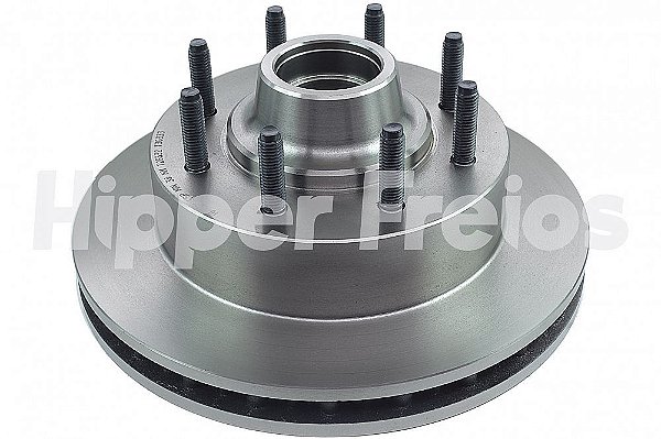 PAR DISCO DE FREIO DIANTEIRO COM CUBO FORD F250, F350 HF251