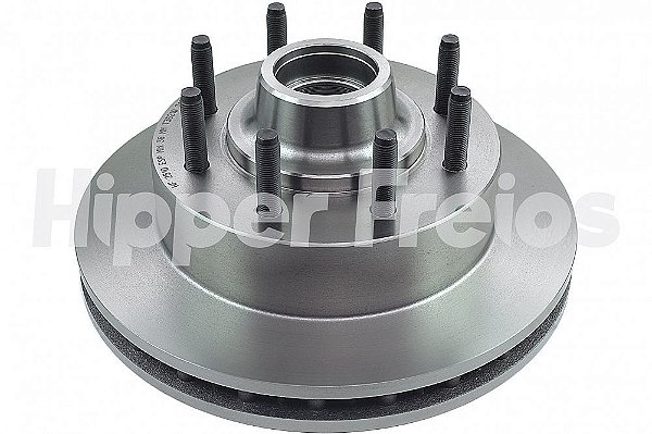PAR DISCO DE FREIO DIANTEIRO COM CUBO FORD F250/350 - HF251D