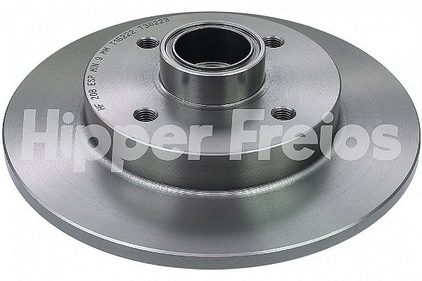 PAR DISCO DE FREIO TRASEIRO COM CUBO MONZA, IPANEMA - HF20B
