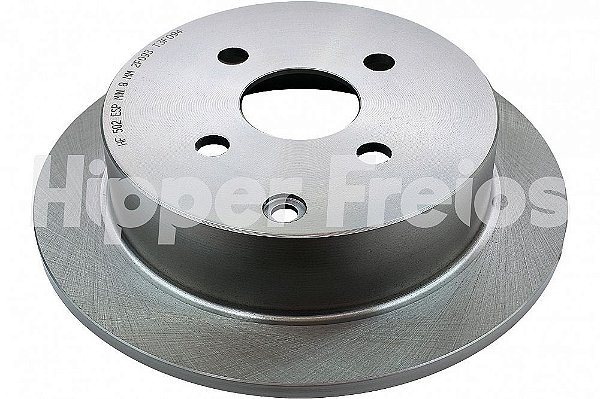 PAR DISCO DE FREIO TRASEIRO COROLLA, FIELDER 1.8 16V - HF502