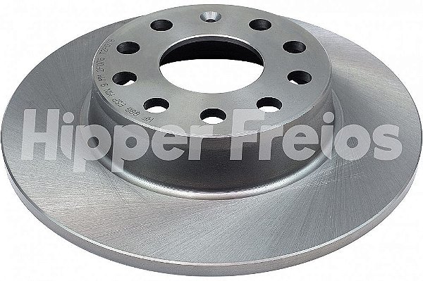 PAR DISCO DE FREIO TRASEIRO GOLF, JETTA, FUSCA, TT - HF88G