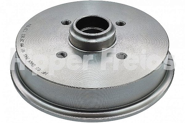 PAR TAMBOR DE FREIO TRASEIRO COM CUBO VOYAGE, PARATI - HF65