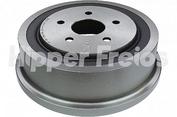 PAR TAMBOR DE FREIO TRASEIRO FORD RANGER 4X2 94/97 - HF114F