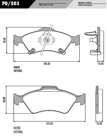 PASTILHA DE FREIO FRAS-LE HONDA PD/503 - PAR